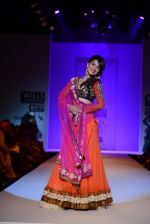 Gauhar Khan walks the ramp for Joy Mitra Show at Wills Lifestyle India Fashion Week 2013 Day 3 in Mumbai on 15th March 2013 (54).JPG